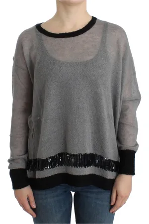 Costume National Donna, Maglie, Grigio, L, new