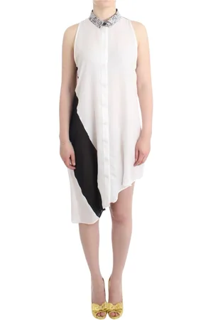 Costume National Donna, Abiti, Bianco, L, new