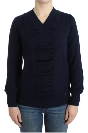 Costume National Donna, Maglie, Blu, S, new