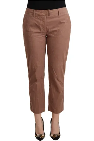 Costume National Donna, Pantaloni, Marrone, S, new