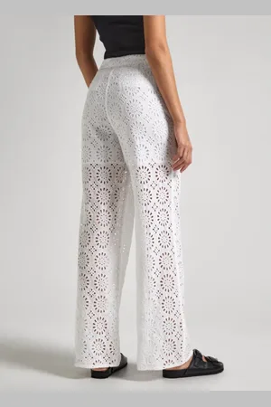Pepe Jeans Donna, Pantaloni, Bianco, M, new