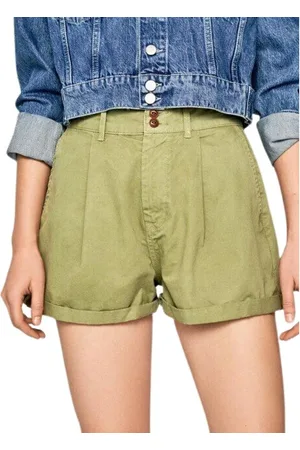 Pepe Jeans Donna, Pantaloncini, Verde, W24, new