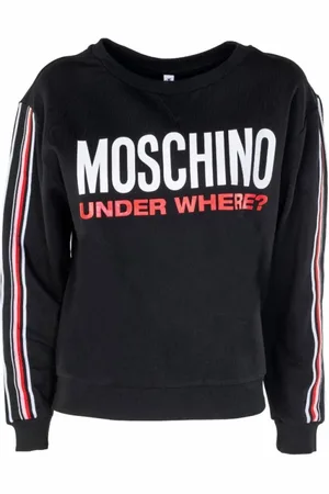 Moschino Donna, Felpe, Nero, S, new