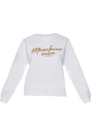 Moschino Donna, Felpe, Bianco, L, new