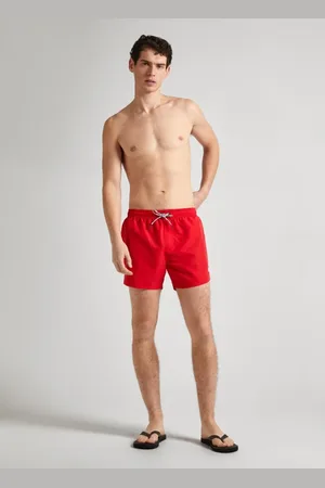 Pepe Jeans Uomo, Costumi da bagno, Rosso, M, new
