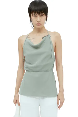 St Agni Donna, Top, Verde, L, new