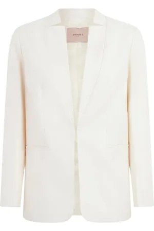 Twin-Set Donna, Giacche, Bianco, L, new