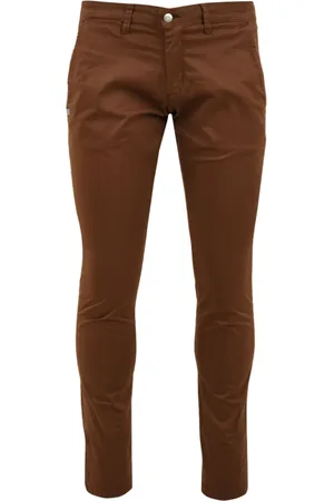 D.A. Daniele Alessandrini Uomo, Pantaloni, Marrone, W32, new
