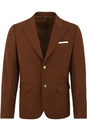 D.A. Daniele Alessandrini Uomo, Giacche, Marrone, XL, new