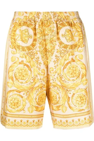 VERSACE Uomo, Pantaloncini, Giallo, L, new