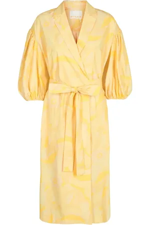 REMAIN Birger Christensen Donna, Abiti, Giallo, M, new