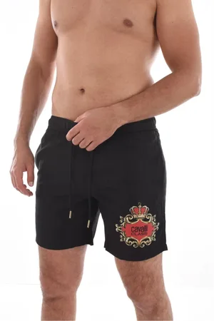 Roberto Cavalli Uomo, Costumi da bagno, Nero, L, new