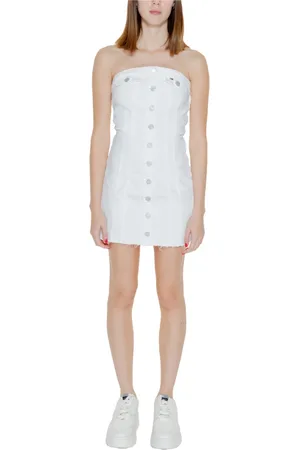 Tommy Hilfiger Donna, Abiti, Bianco, L, new