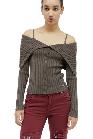 BLUMARINE Donna, Maglie, Grigio, M, new