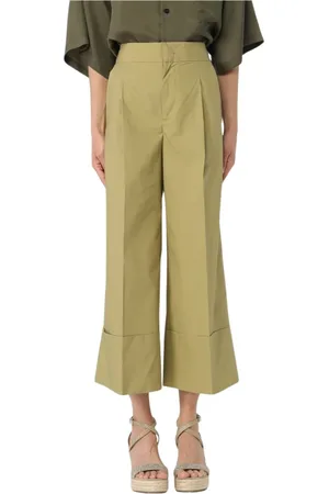 Twin-Set Donna, Pantaloni, Verde, L, new
