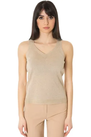 D.EXTERIOR Donna, Top, Giallo, L, new