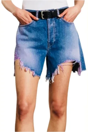 3x1 Donna, Pantaloncini, Blu, W27, new
