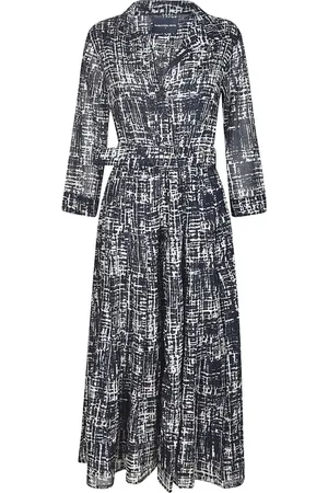 SAMANTHA SUNG Donna, Abiti, Blu, 2Xl, new