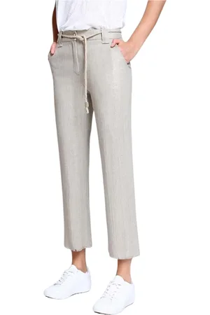 VIA MASINI 80 Donna, Pantaloni, Grigio, L, new