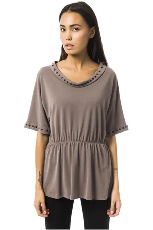 Byblos Donna, Top, Grigio, S, new