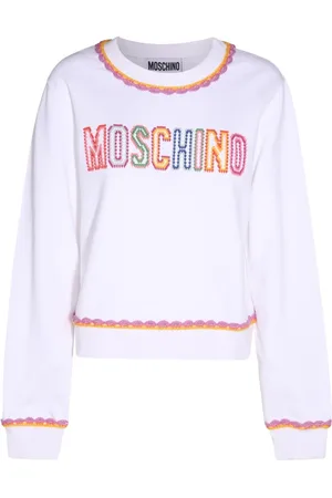 Moschino Donna, Felpe, Bianco, XS, new