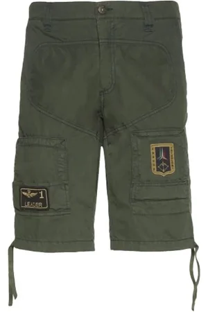 Aeronautica Militare Uomo, Pantaloncini, Verde, S, new