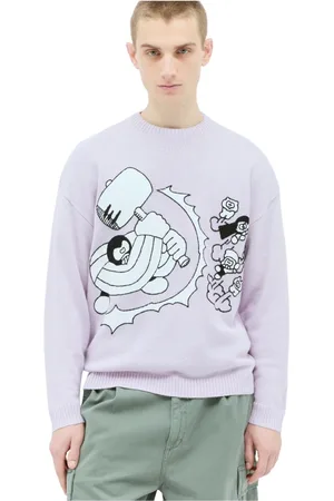 Brain Dead Uomo, Maglie, Viola, XL, new