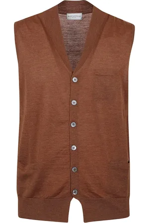 BALLANTYNE Uomo, Maglie, Marrone, 2Xl, new
