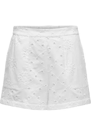 ONLY Donna, Pantaloncini, Bianco, S, new