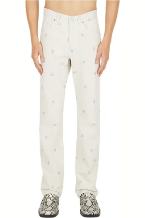 MARTINE ROSE Uomo, Jeans, Bianco, M, new