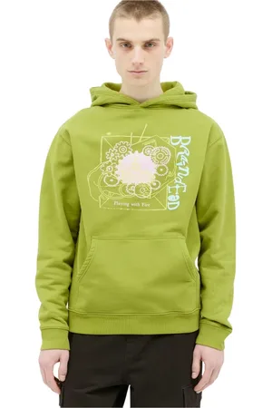 Brain Dead Uomo, Felpe, Verde, M, new