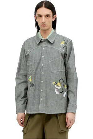 Brain Dead Uomo, Magliette, Grigio, L, new