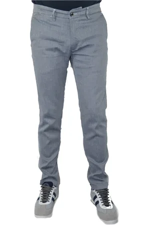 RE-HASH Uomo, Pantaloni, Grigio, W38, new