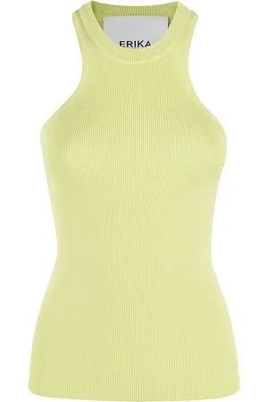 ERIKA CAVALLINI Donna, Top, Giallo, S, new