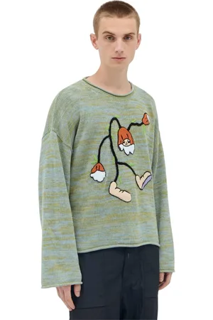 Brain Dead Uomo, Maglie, Verde, L, new