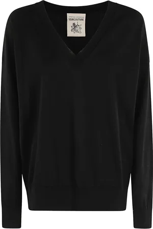 SEMICOUTURE Donna, Maglie, Nero, M, new