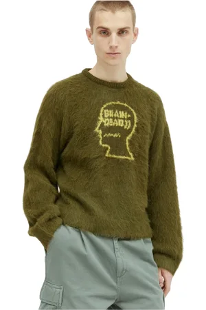 Brain Dead Uomo, Maglie, Verde, S, new