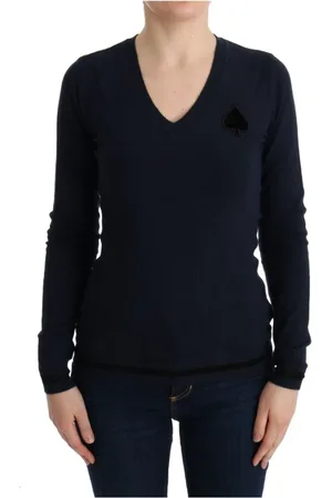 Costume National Donna, Maglie, Blu, S, new