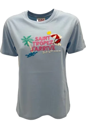 MC2 SAINT BARTH Donna, Top, Blu, S, new