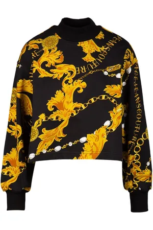 VERSACE Donna, Felpe, Nero, L, new