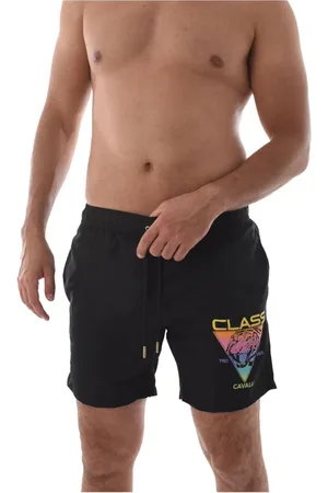 Roberto Cavalli Uomo, Costumi da bagno, Nero, L, new