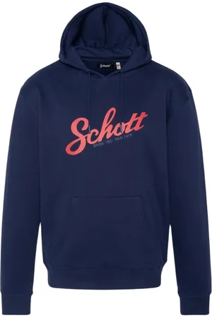 Schott NYC Uomo, Felpe, Blu, M, new