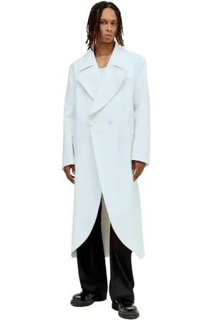 AARON ESH Uomo, Cappotti, Bianco, S, new