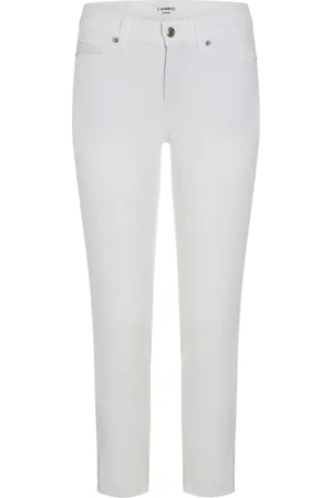 Cambio Donna, Jeans, Bianco, S, new