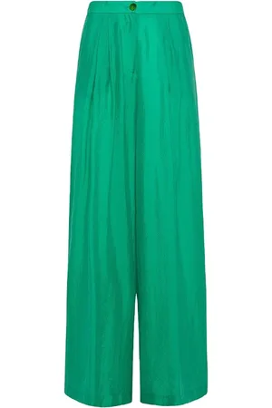 MOMONÍ Donna, Pantaloni, Verde, S, new