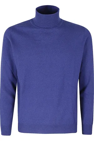 KANGRA CASHMERE Uomo, Maglie, Blu, L, new
