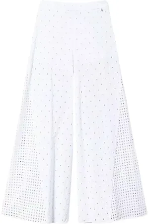 Twin-Set Donna, Pantaloni, Bianco, M, new