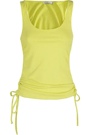 AMEN Donna, Top, Giallo, S, new