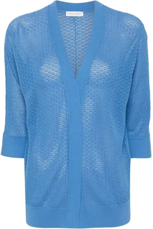 LE TRICOT PERUGIA Donna, Maglie, Blu, XL, new