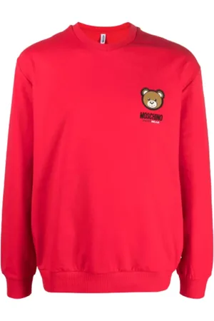 Moschino Uomo, Felpe, Rosso, M, new